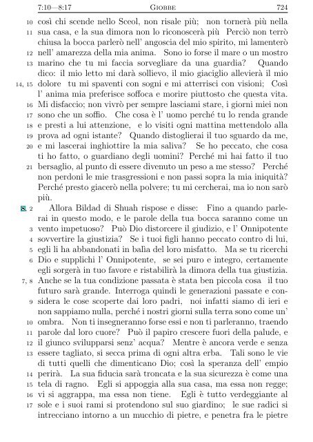 La Sacra Bibbia (Giovanni Diodati) - Un poisson dans le net