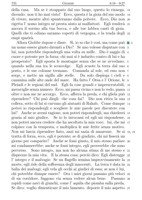 La Sacra Bibbia (Giovanni Diodati) - Un poisson dans le net