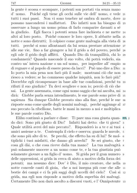 La Sacra Bibbia (Giovanni Diodati) - Un poisson dans le net