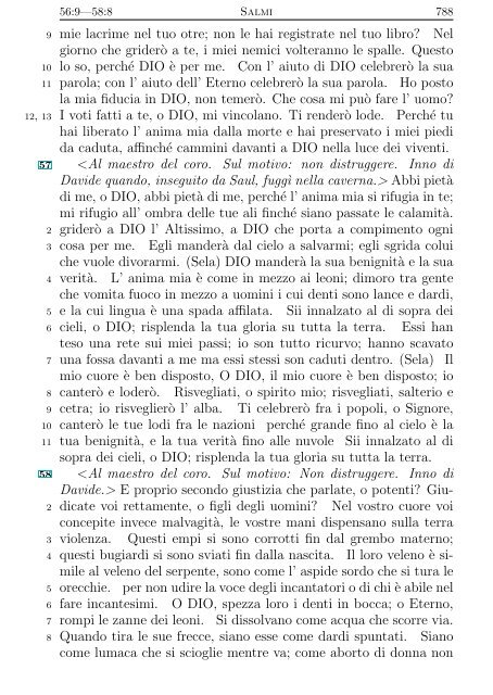 La Sacra Bibbia (Giovanni Diodati) - Un poisson dans le net