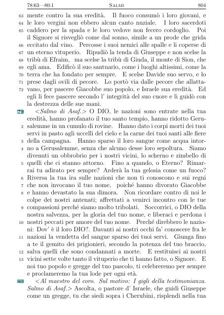 La Sacra Bibbia (Giovanni Diodati) - Un poisson dans le net