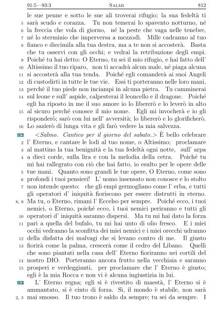 La Sacra Bibbia (Giovanni Diodati) - Un poisson dans le net