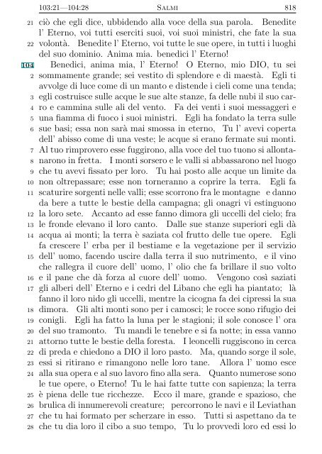 La Sacra Bibbia (Giovanni Diodati) - Un poisson dans le net