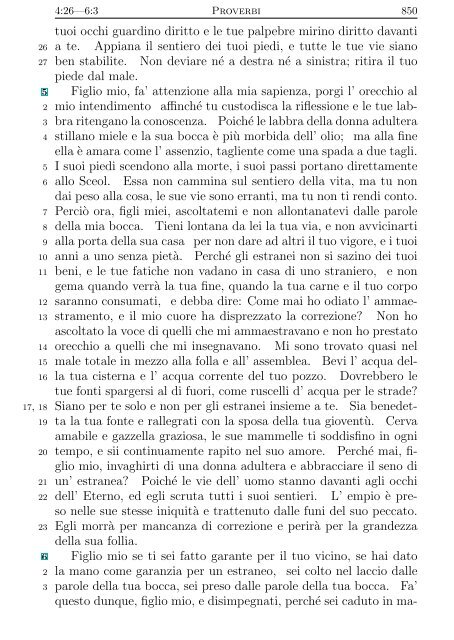 La Sacra Bibbia (Giovanni Diodati) - Un poisson dans le net