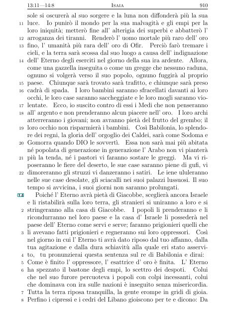 La Sacra Bibbia (Giovanni Diodati) - Un poisson dans le net