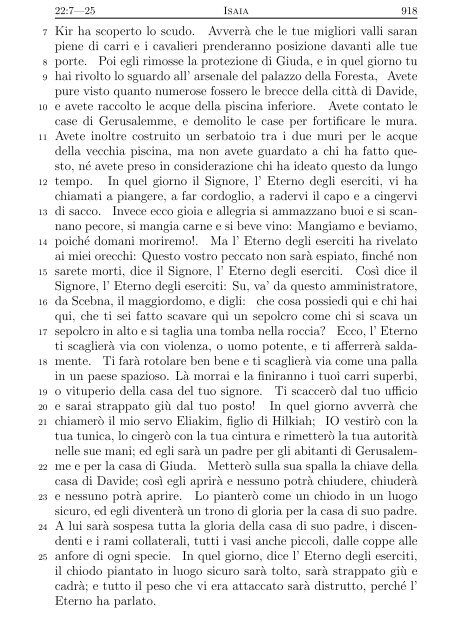 La Sacra Bibbia (Giovanni Diodati) - Un poisson dans le net