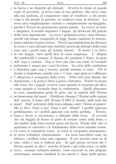 La Sacra Bibbia (Giovanni Diodati) - Un poisson dans le net