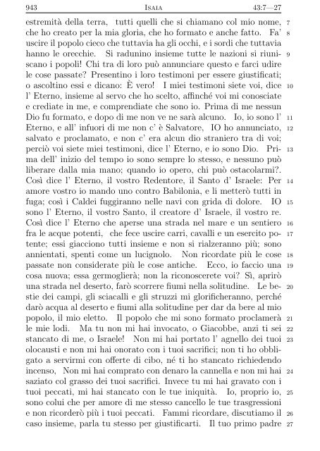 La Sacra Bibbia (Giovanni Diodati) - Un poisson dans le net