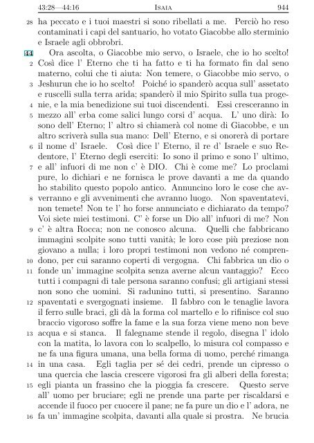 La Sacra Bibbia (Giovanni Diodati) - Un poisson dans le net