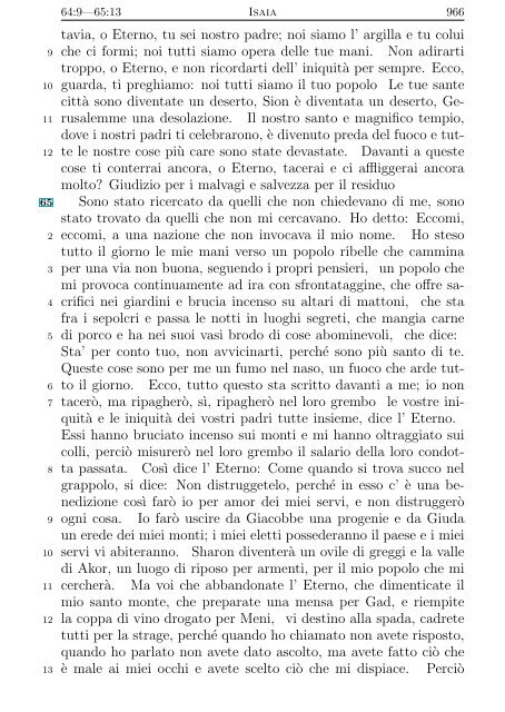 La Sacra Bibbia (Giovanni Diodati) - Un poisson dans le net