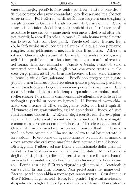 La Sacra Bibbia (Giovanni Diodati) - Un poisson dans le net