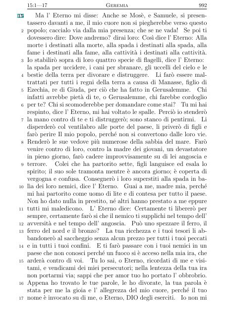 La Sacra Bibbia (Giovanni Diodati) - Un poisson dans le net