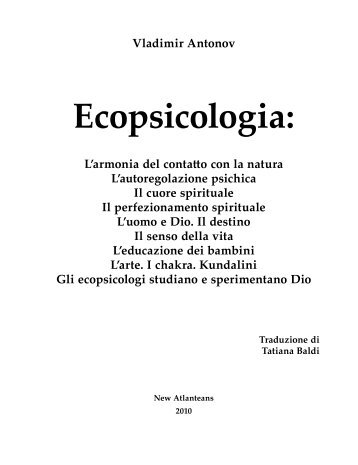 Ecopsicologia: