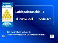 Scarica l'intervento della Dott.ssa Nardi [PDF 1.2 ... - Labiopalatoschisi