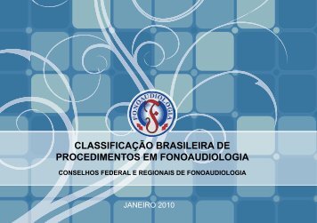 classificação brasileira de procedimentos em fonoaudiologia