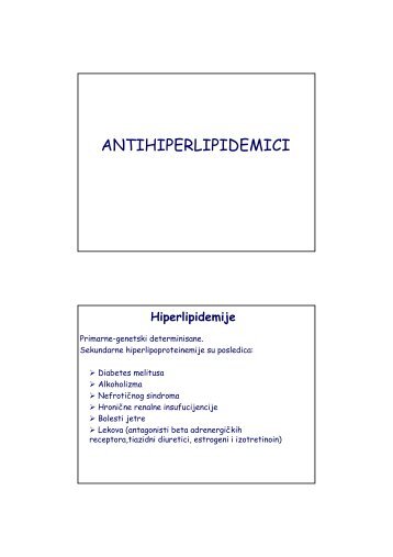 ANTIHIPERLIPIDEMICI