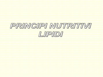 LIPIDI O GRASSI (o Trigliceridi): Etimologia - G. Garibaldi