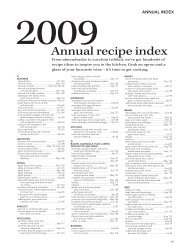 Download PDF Annual Recipe Index - Gourmet Traveller