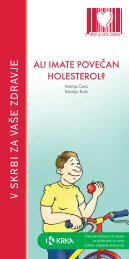 Ali imate povečan holesterol? - Krka