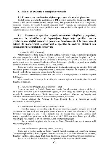 Studiul de evaluare a biotopurilor urbane Rezultate ... - BioTowns