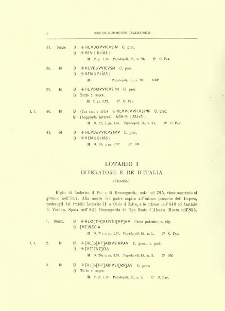 Corpus nummorum italicorum - Medievalcoinage.com