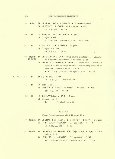 Corpus nummorum italicorum - Medievalcoinage.com