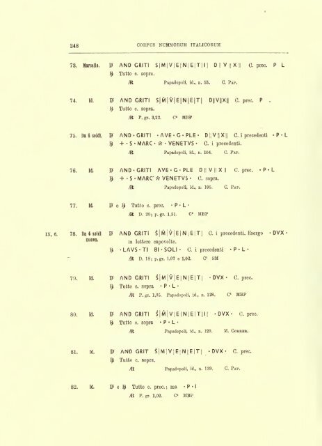 Corpus nummorum italicorum - Medievalcoinage.com