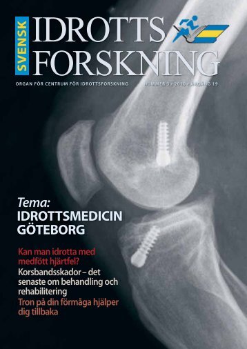 Tema: IDROTTSMEDICIN GÖTEBORG - Göteborgs universitet