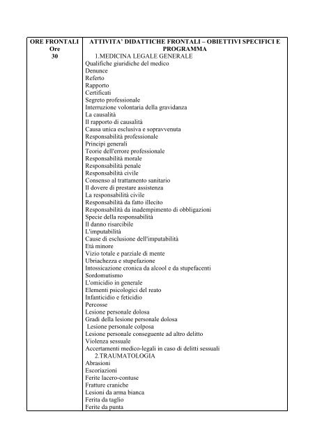 Medicina e Chirurgia - Sede formativa di Palermo- Ippocrate