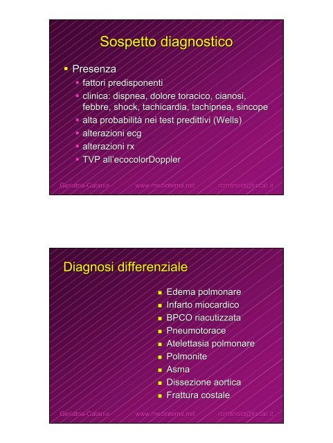 www. medinterna. net - Sito di Medicina Interna, Geriatria