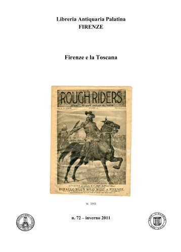 Firenze e la Toscana - Libreria Antiquaria Palatina
