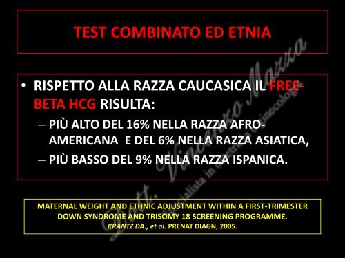 Presentazione sul test combinato.pdf - Dottorvincenzomazza.it