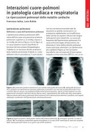 Interazioni cuore-polmoni in patologia cardiaca e respiratoria