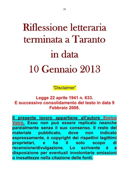 Senno e sapienza nelle oasi salaci del dialetto di Taranto (pdf)