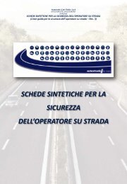 Schede sintetiche per la Sicurezza - Autostrade Meridionali