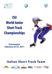 Presentazione Mondiali Junior 2011 - Fisg