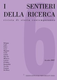 sentieri della ricerca - Centro di Documentazione Del Boca – Fekini