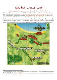 scenario di St. Cast 1758 - A la guerre - Lu(ri)doteca