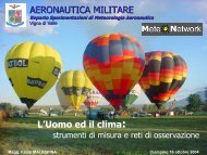 AERONAUTICA MILITARE Reparto Sperimentazioni ... - Meteonetwork