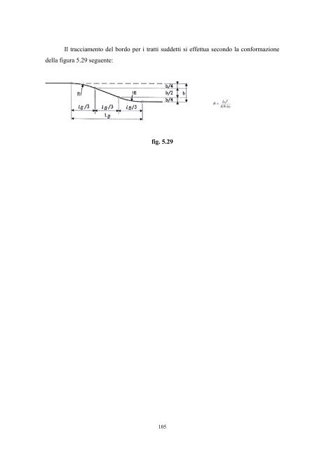 5. caratteristiche geometriche degli elementi delle intersezioni