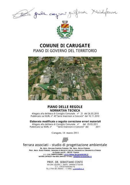 piano esecutivo forestazione scaricare