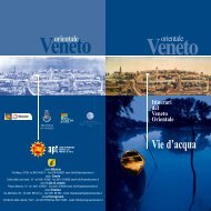 Itinerari del Veneto Orientale: le vie d'acqua - Assessorato al ...