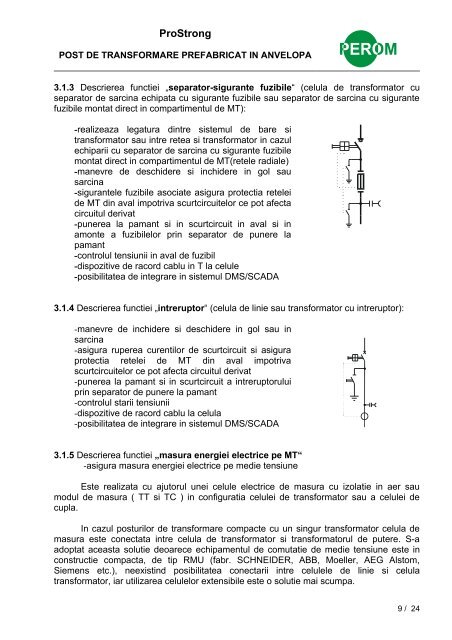 POST DE TRANSFORMARE PREFABRICAT - Electrotehno