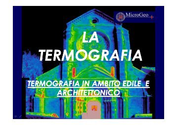 la termografia edile di base - Studio Associato Mazzacane & Murolo