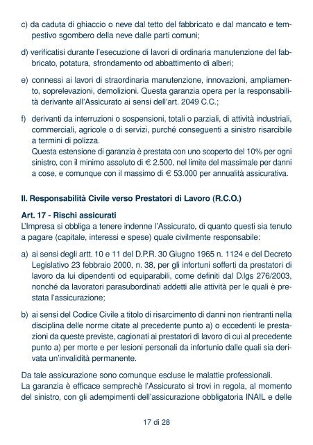 Fascicolo Informativo Scudo Speciale Fabbricato ... - UBI Assicurazioni