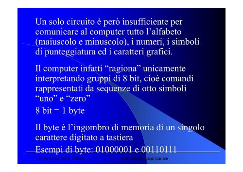 Lezioni modulo 1 - Prima parte - Profcanale.It