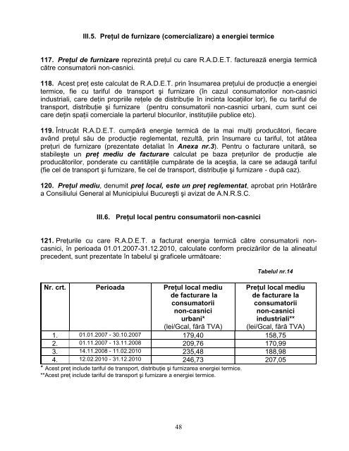 RAPORT - Consiliul Concurenţei