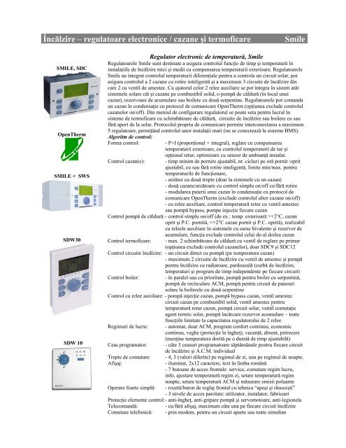 Încălzire – regulatoare electronice / cazane şi termoficare ... - AirGuru