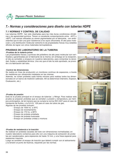 2.- Consideraciones del material - THYSSEN Plastic Solutions