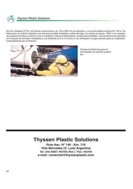 2.- Consideraciones del material - THYSSEN Plastic Solutions